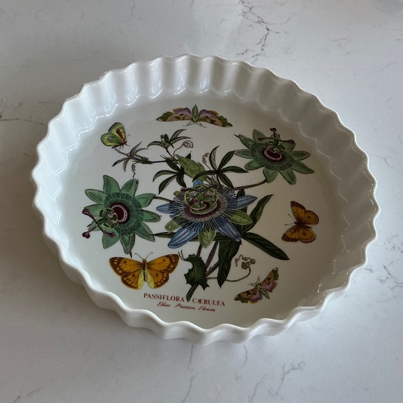 Vintage quiche dish Portmeirion Passiflora Caeulea - Picture 1 of 2